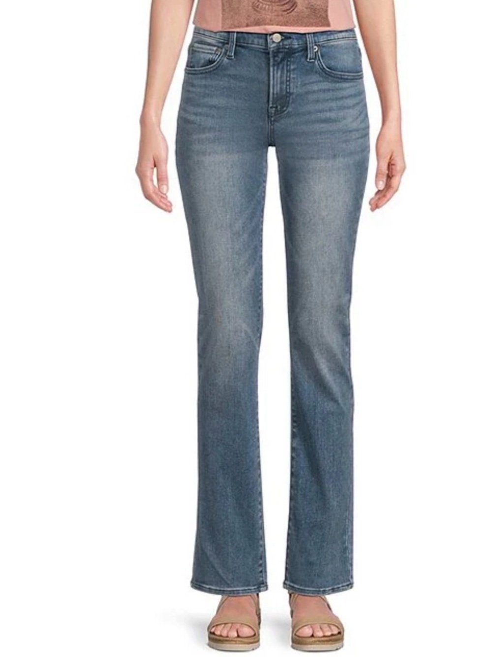 Lucky Brand Light Wash Wide-Leg Flare Jeans